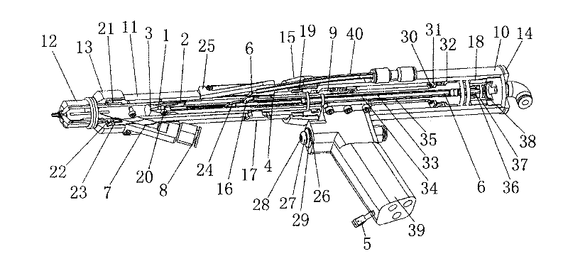 Automatic rivet pulling mechanism