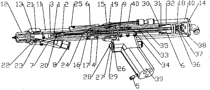 Automatic rivet pulling mechanism