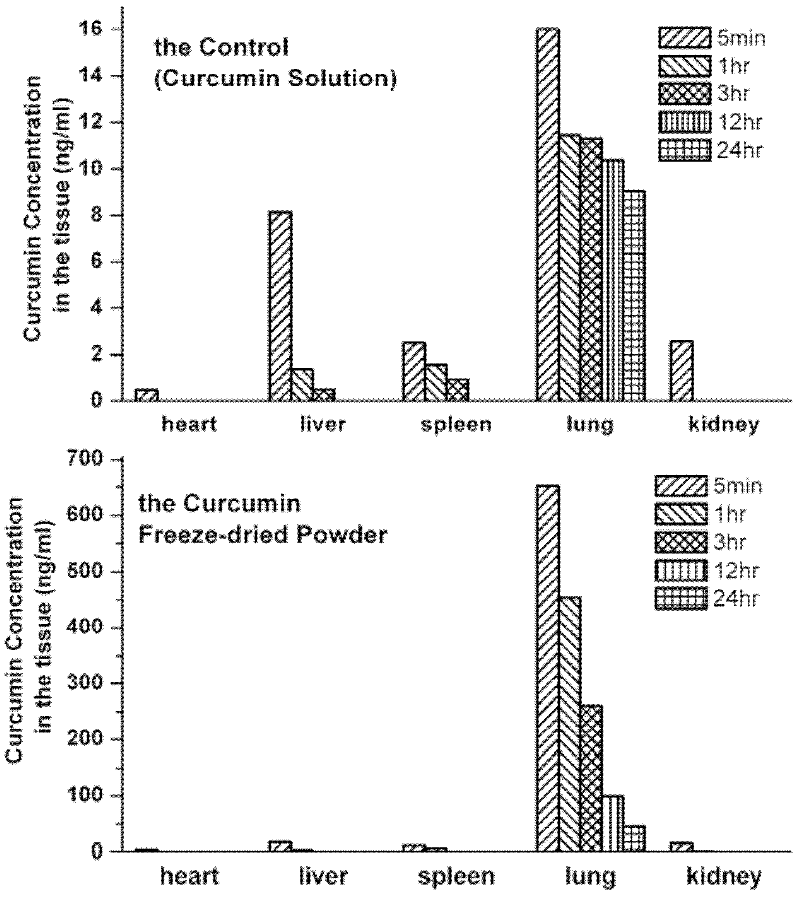 Lung targeting preparation of curcumin class compound as well as preparation method and application thereof