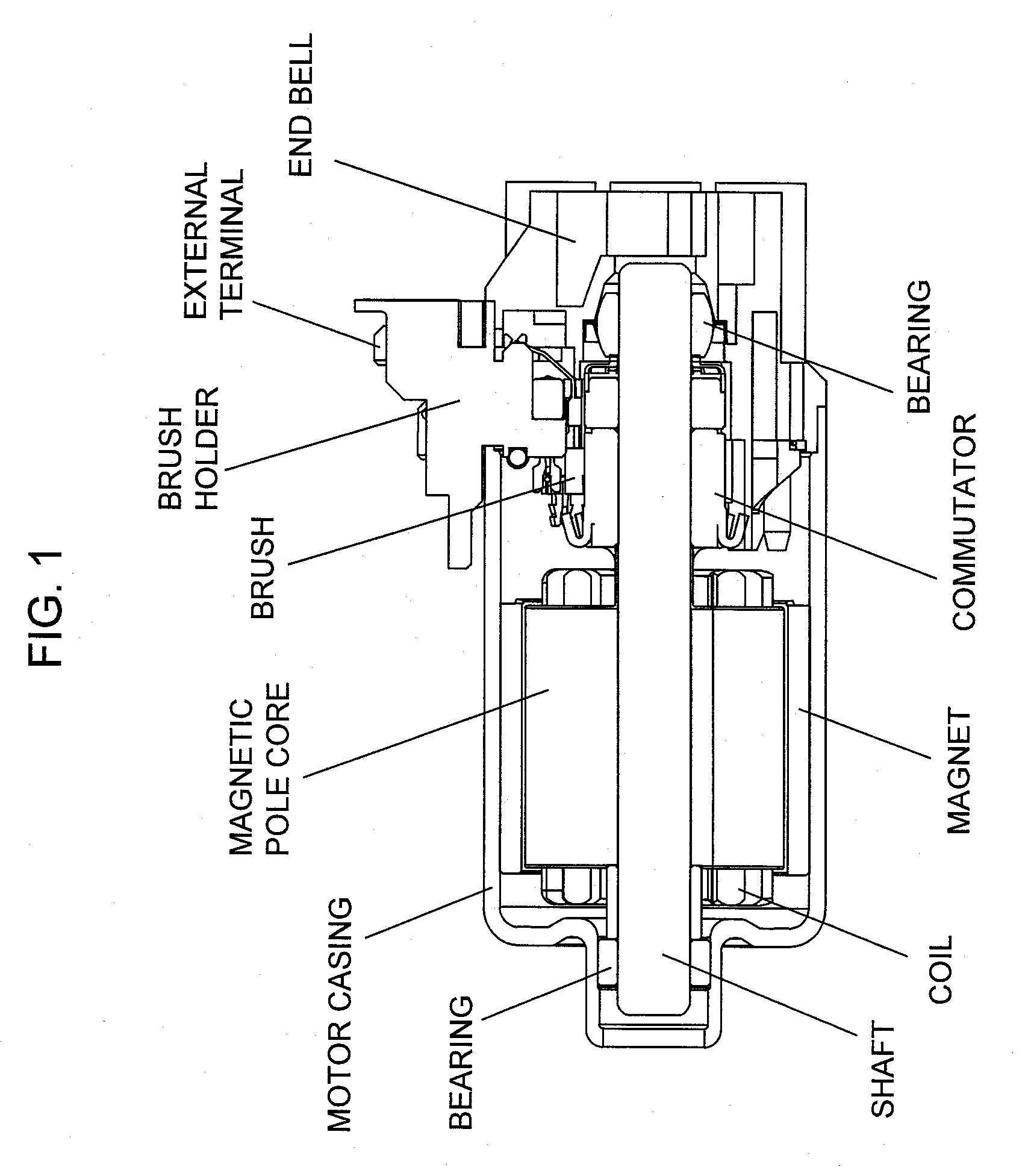 Small-sized motor having ring-shaped field magnet