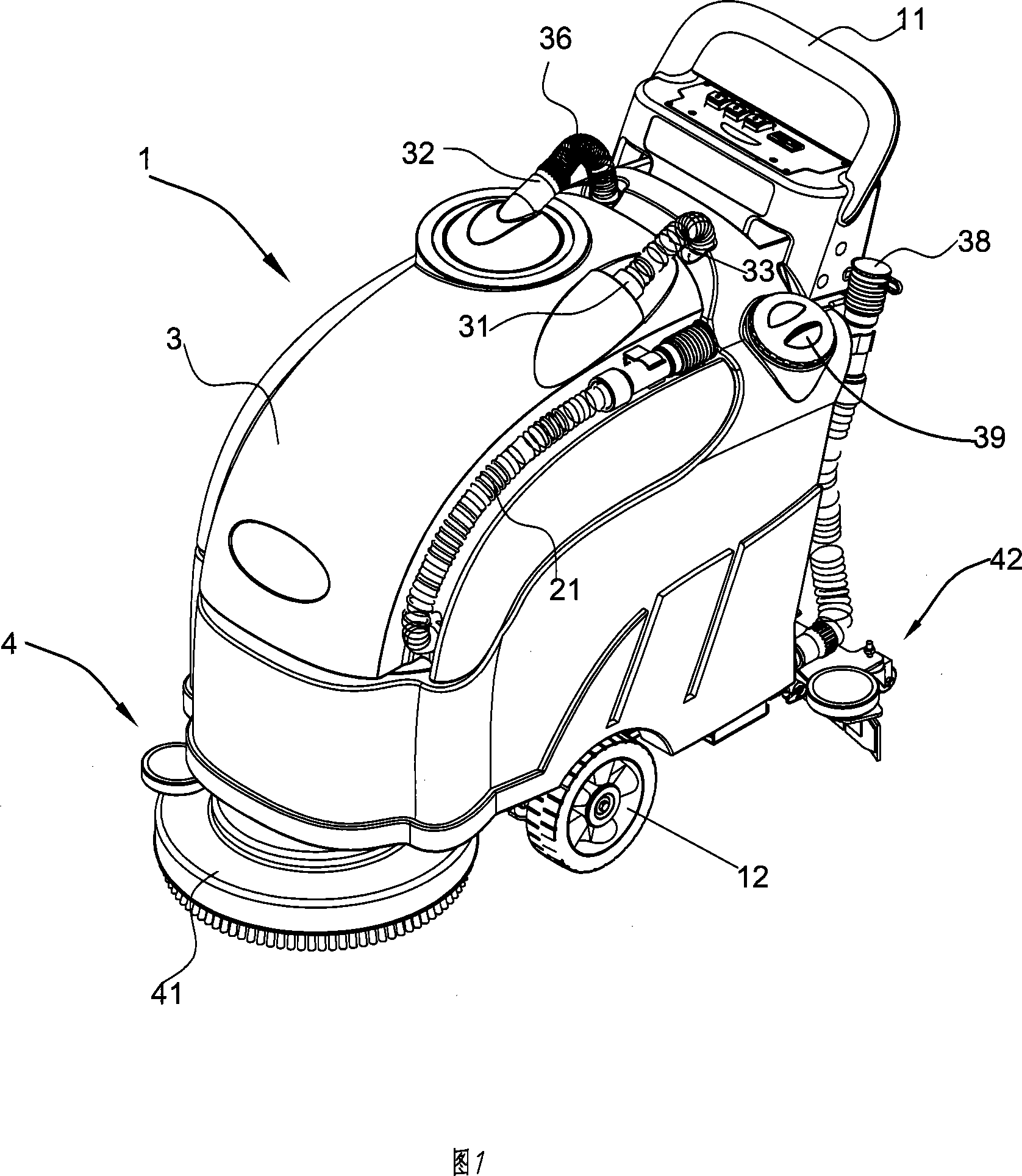 Wet type cleaning equipment