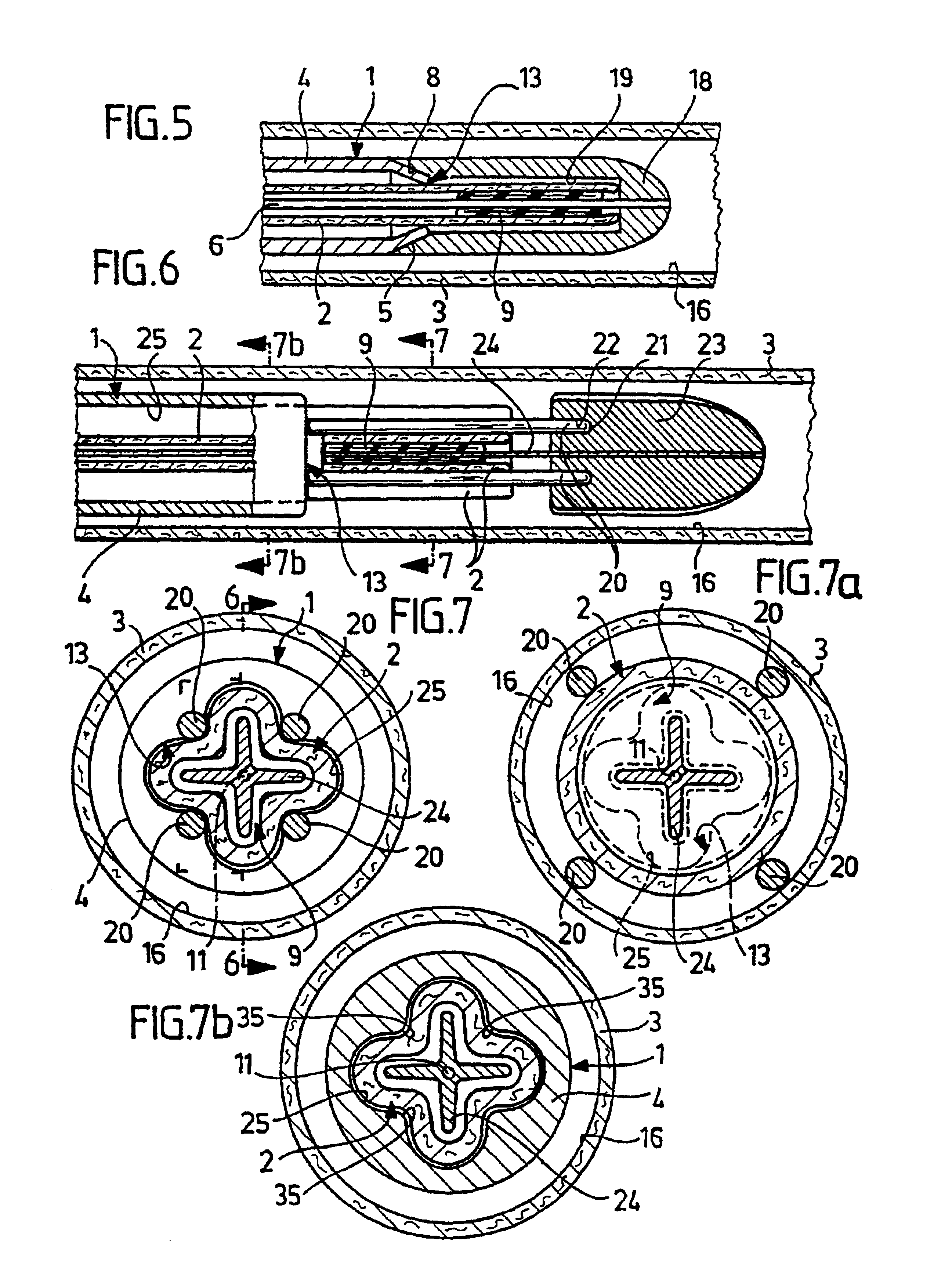 Insertion catheter for vascular prosthesis