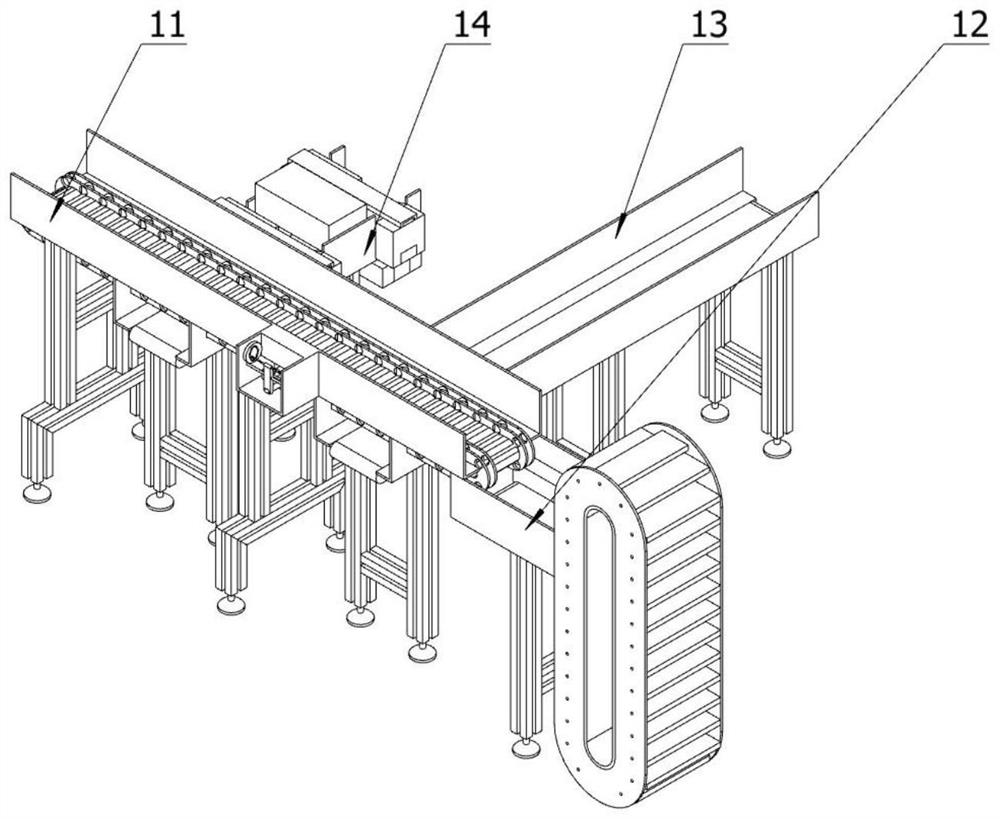 A kind of food transmission detection device and using method