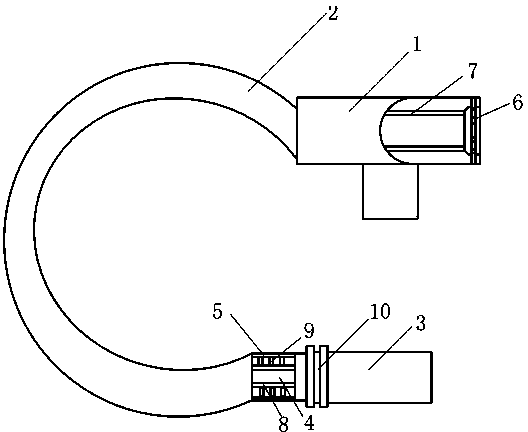 Flexible connection mutual inductance device for low-voltage circuit breaker