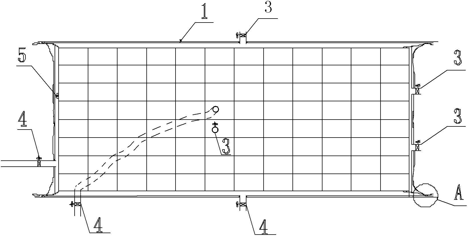 Method for mechanically humidifying and moisturizing warehoused tobacco leaves in dry and cold season