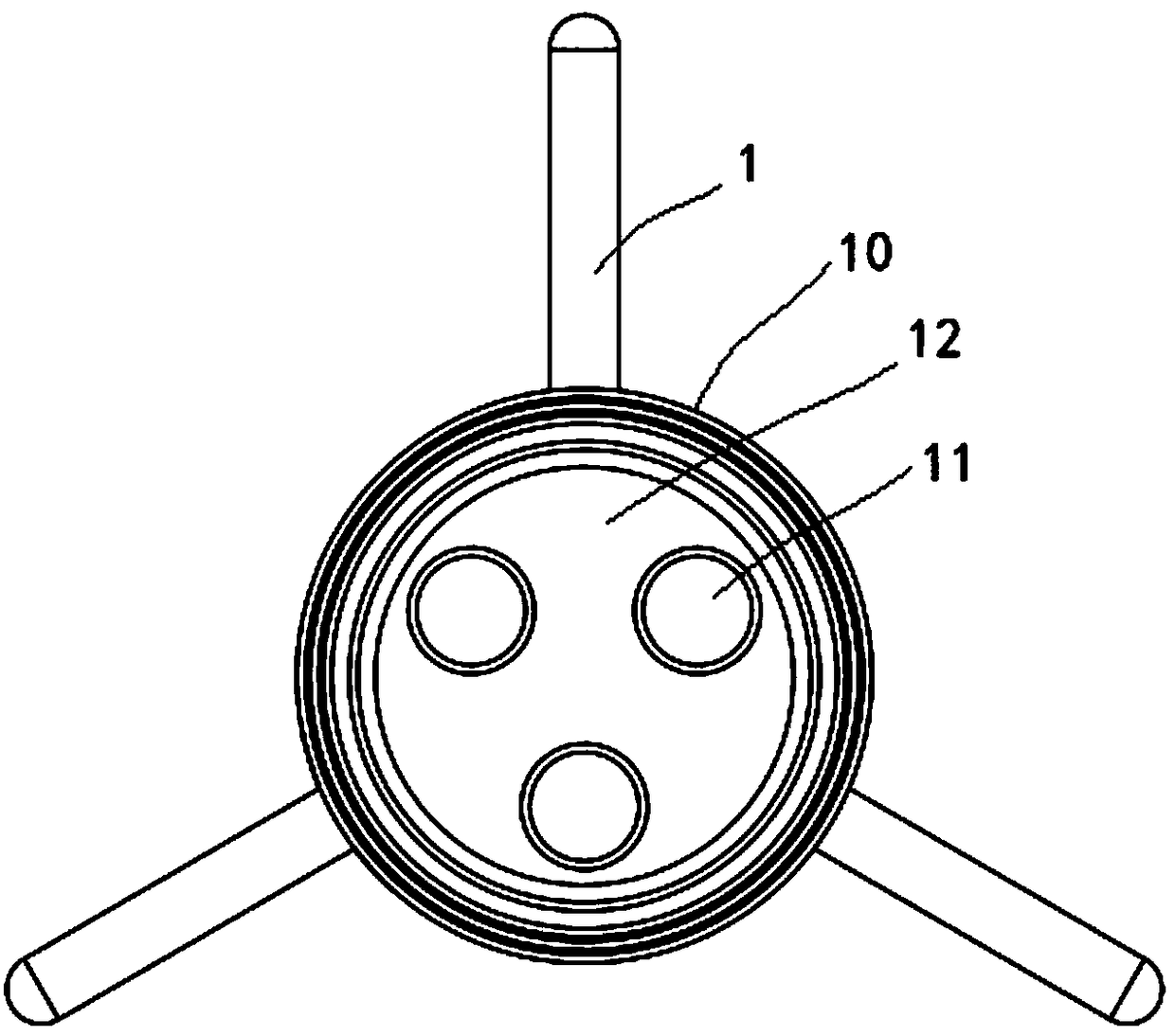 A Quick Connector for Coaxial Waveguide of Compact Superconducting Cyclotron High Frequency Resonant Cavity