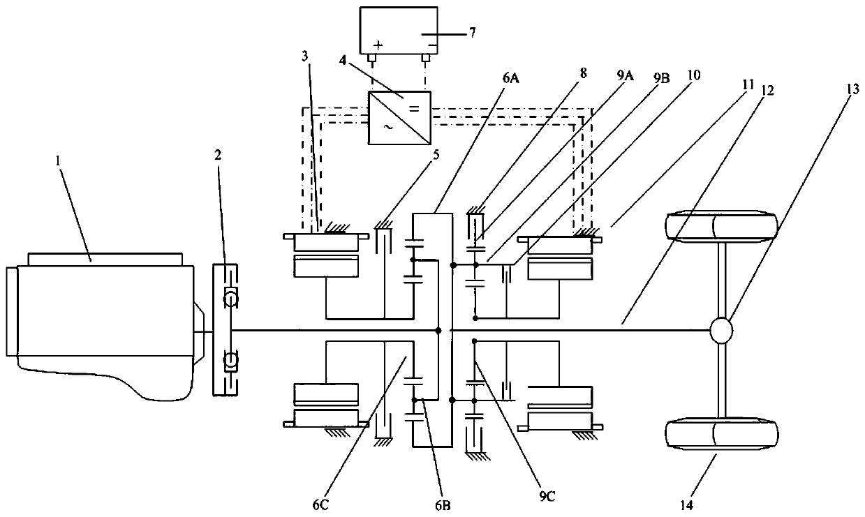 Hybrid power system and vehicle