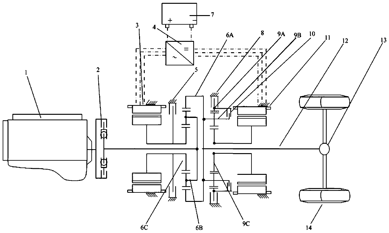 Hybrid power system and vehicle