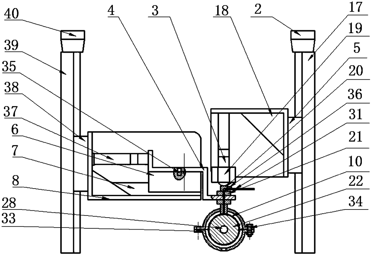 Bearing bush friction wear testing machine and testing method thereof