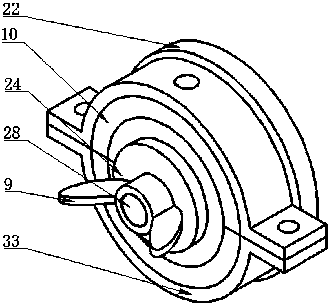 Bearing bush friction wear testing machine and testing method thereof