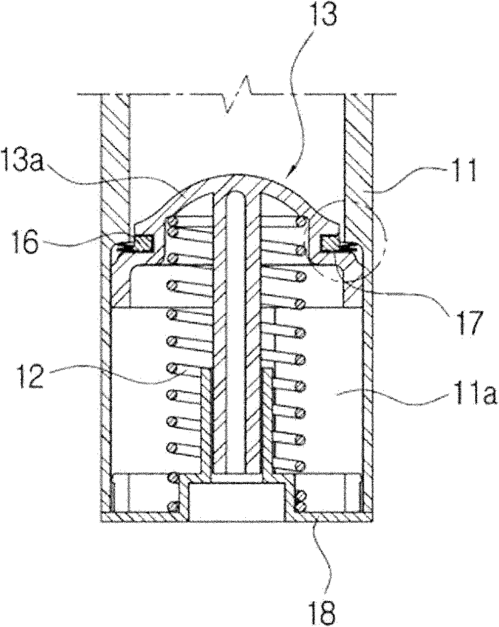 Stop valve device of vehicle fuel tank