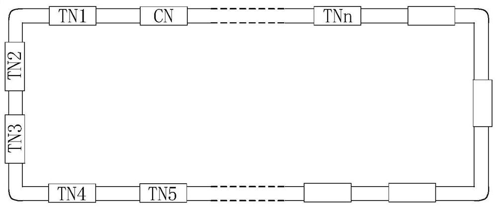 High-speed industrial communication system and node circuit thereof