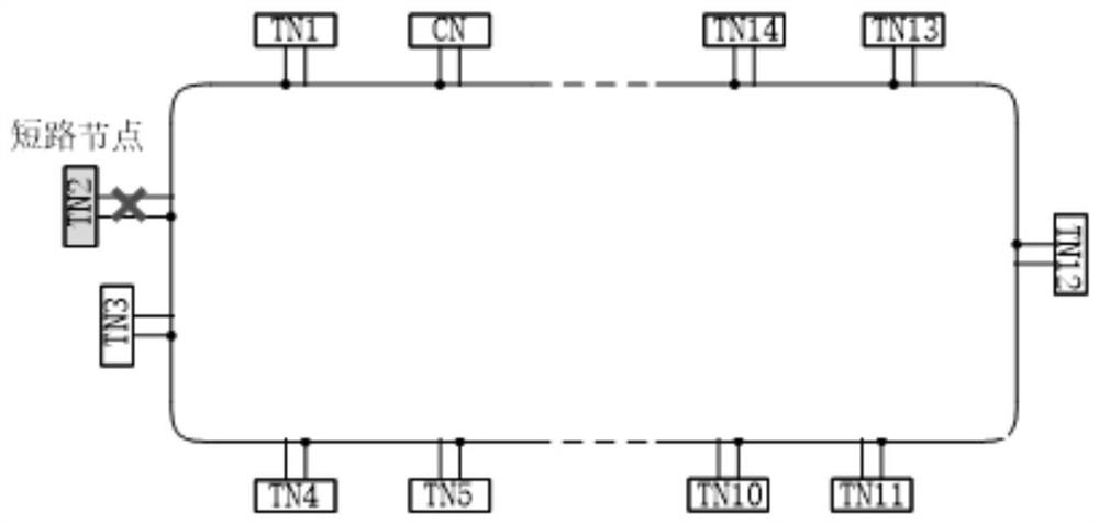 High-speed industrial communication system and node circuit thereof