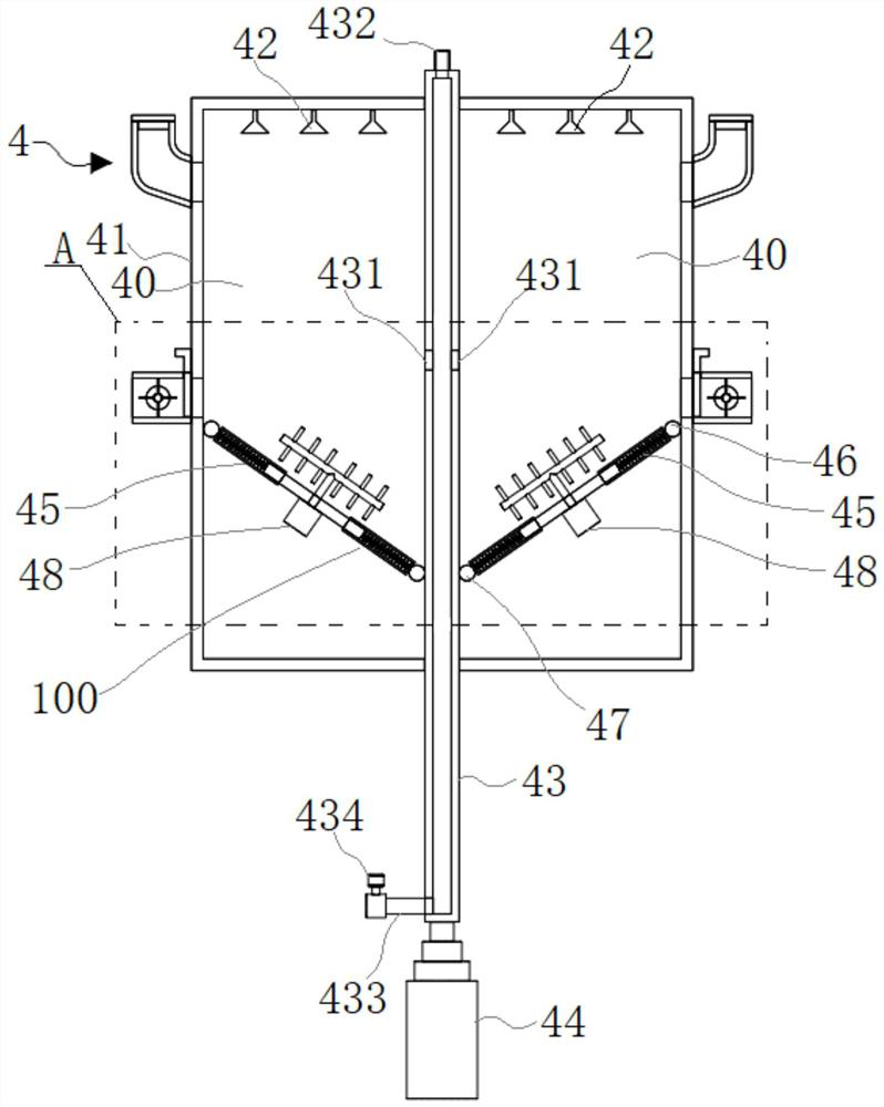 A spray heat treatment soil repair system and its repair method