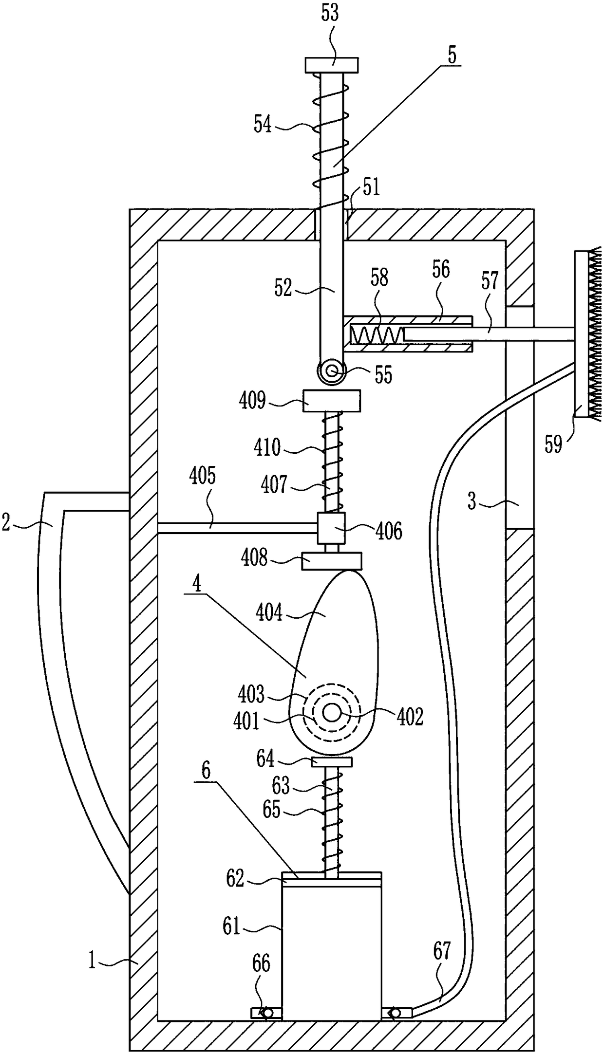 Solar water heater solar energy tube dust removal device