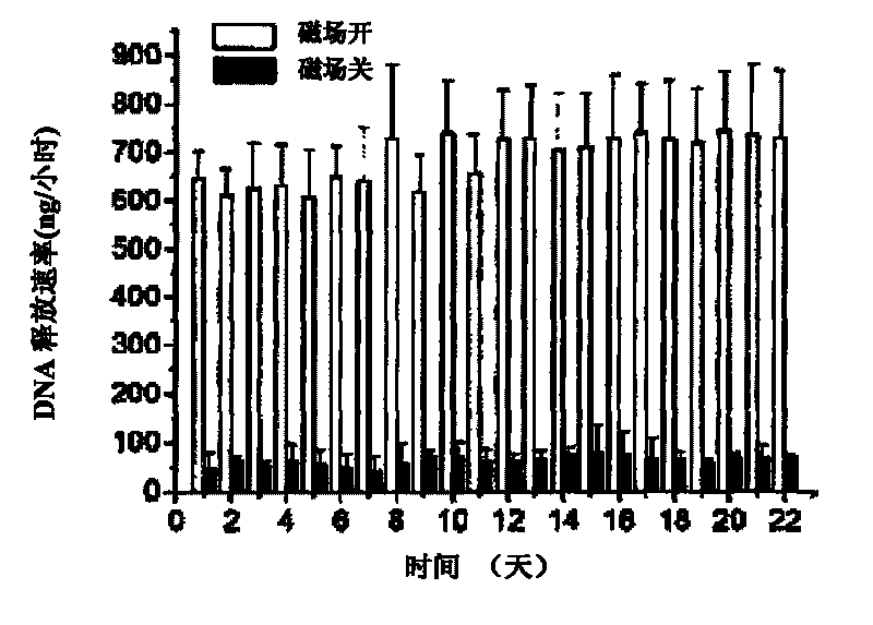 Preparation method of implanted magnetic control drug microchip