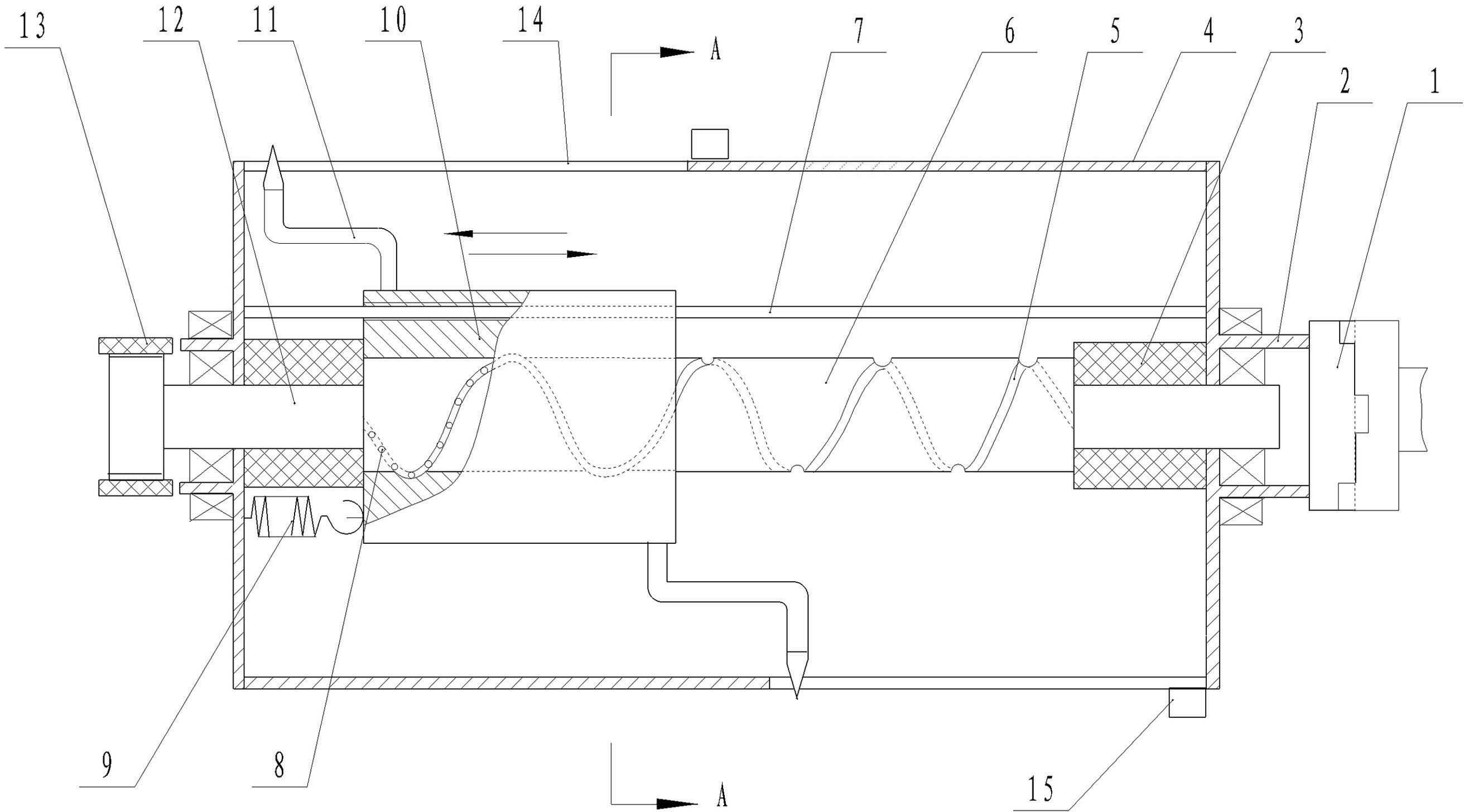 Self-cleaning drum self-wound sugarcane disleaving device