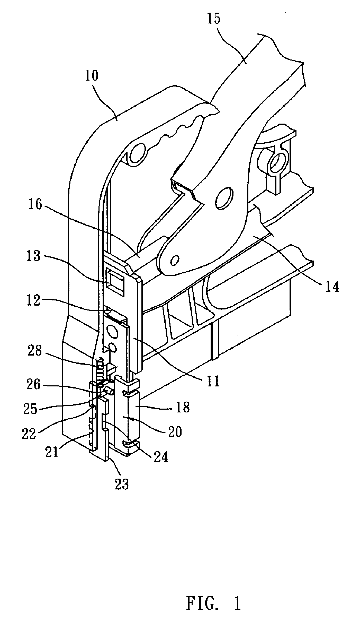 Safety of nailing device