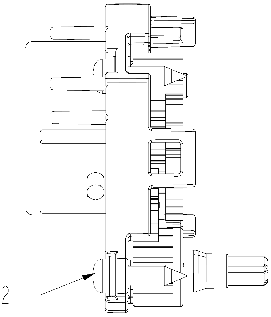 Wind guiding mechanism and air conditioner