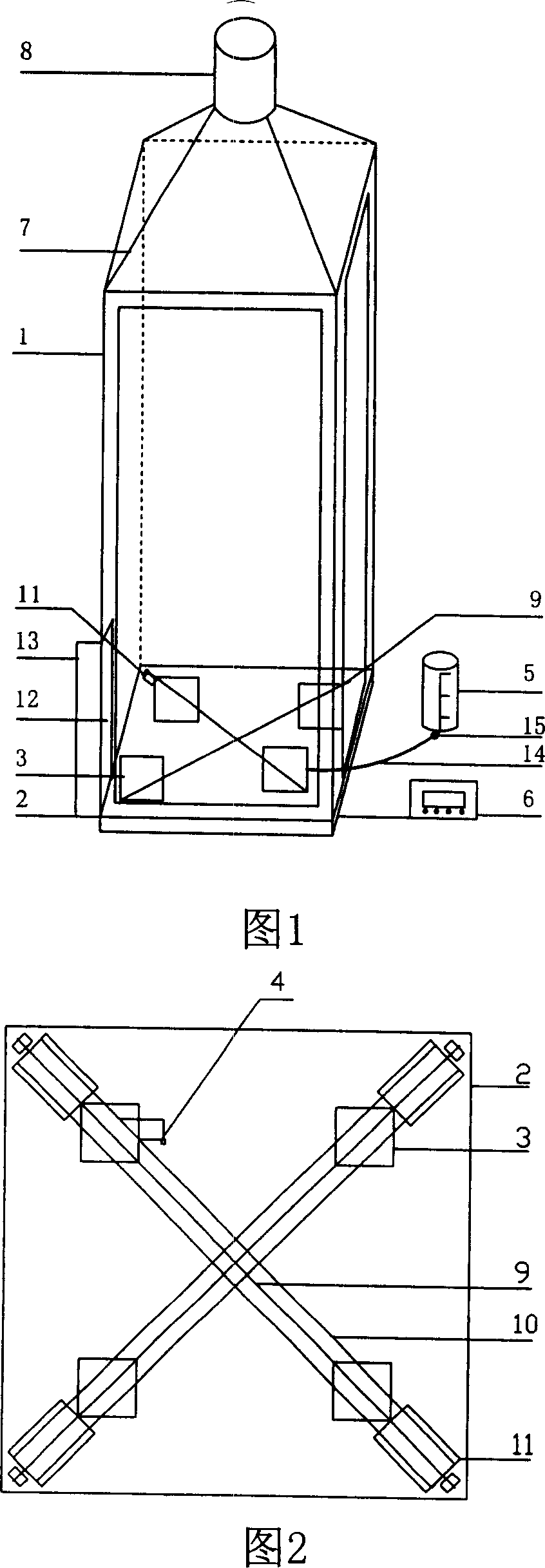 Fire vortex experimental facility