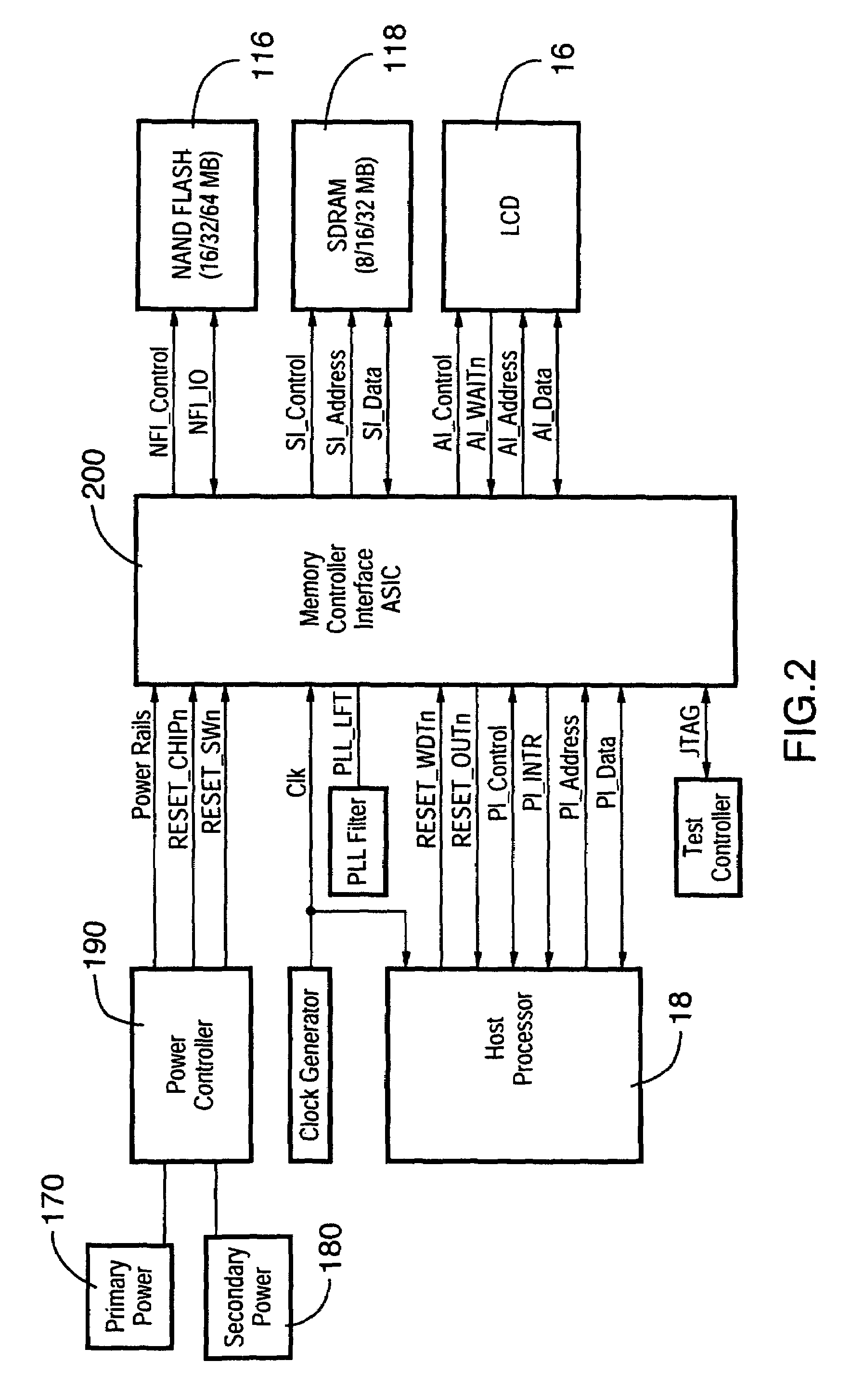 System and method for automatically saving memory contents of a data processing device on power failure