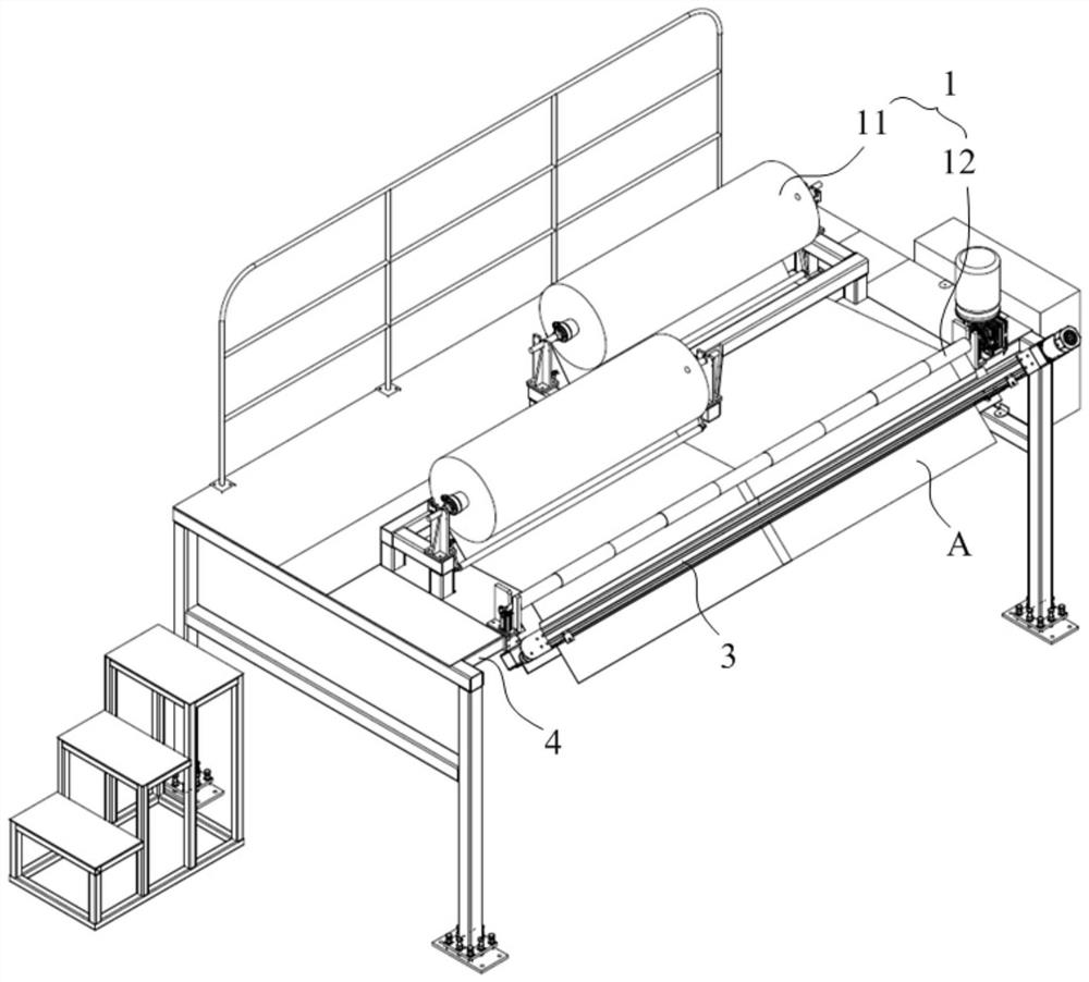 Automatic paper covering equipment