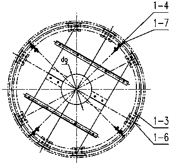 High-efficiency dynamic mixing device with multiple partition cavities