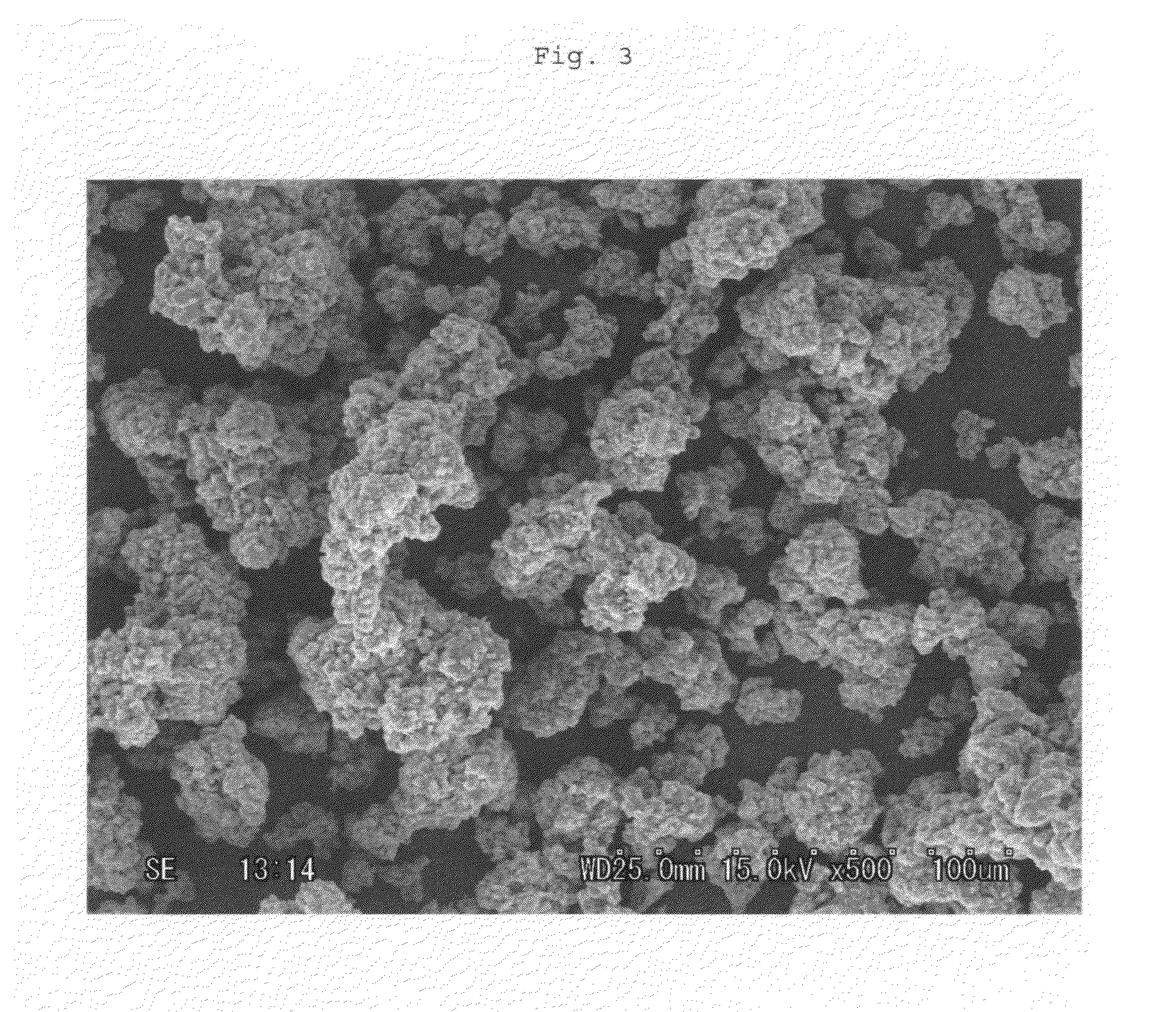 Anhydrous dicalcium phosphate particles and production method thereof