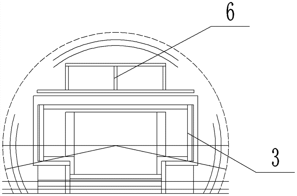 Tunnel construction comprehensive trolley