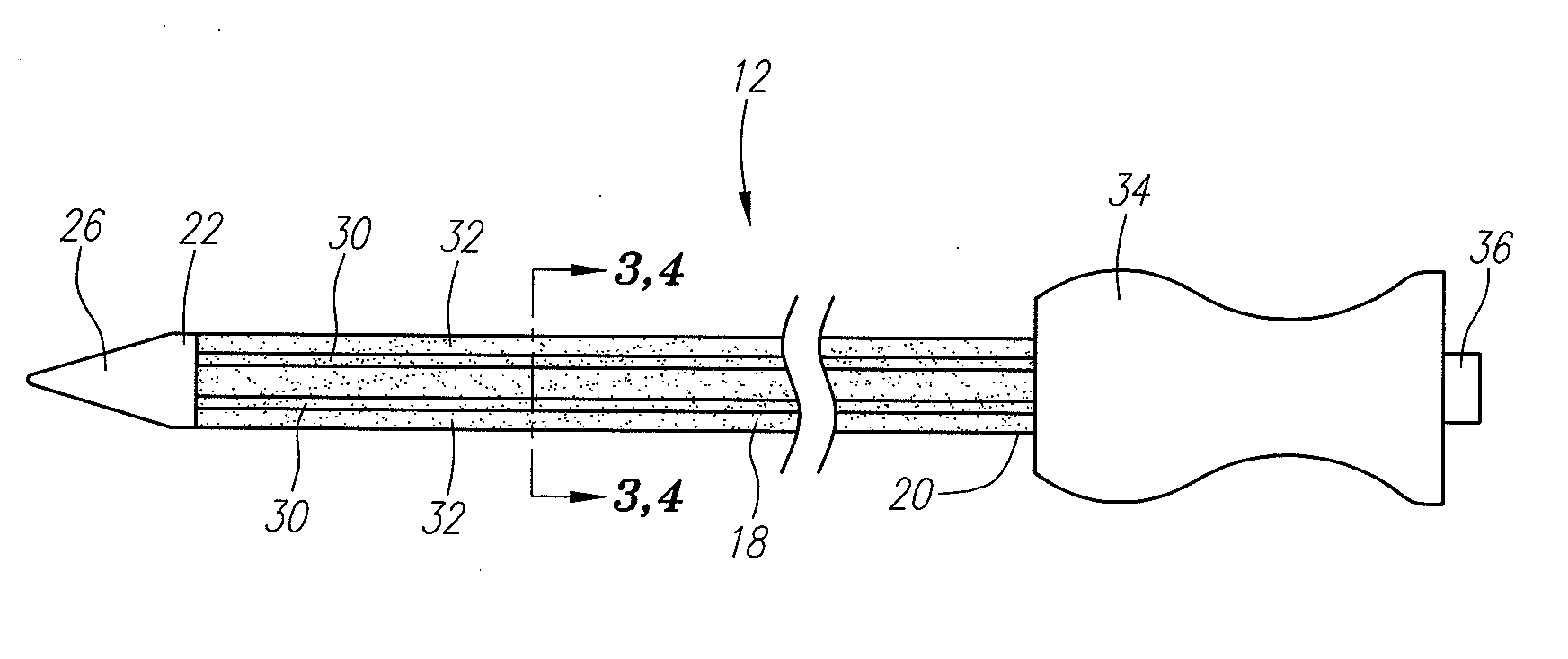 Ablation probe with ribbed insulated sheath