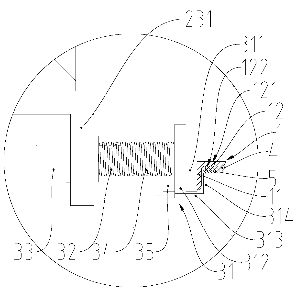 Template automatic cleaning device