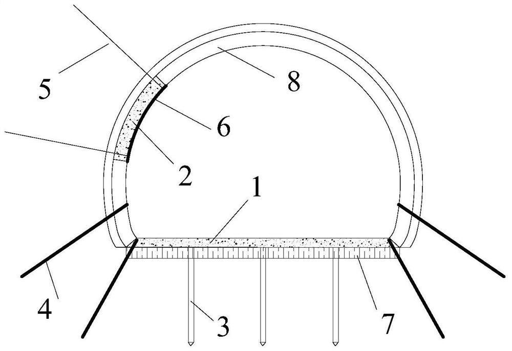 Tunnel structure defect repairing system and construction method