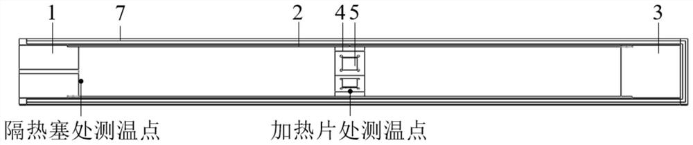 A rapid test device and method for thermal insulation performance of thermal insulation bottle for logging tool