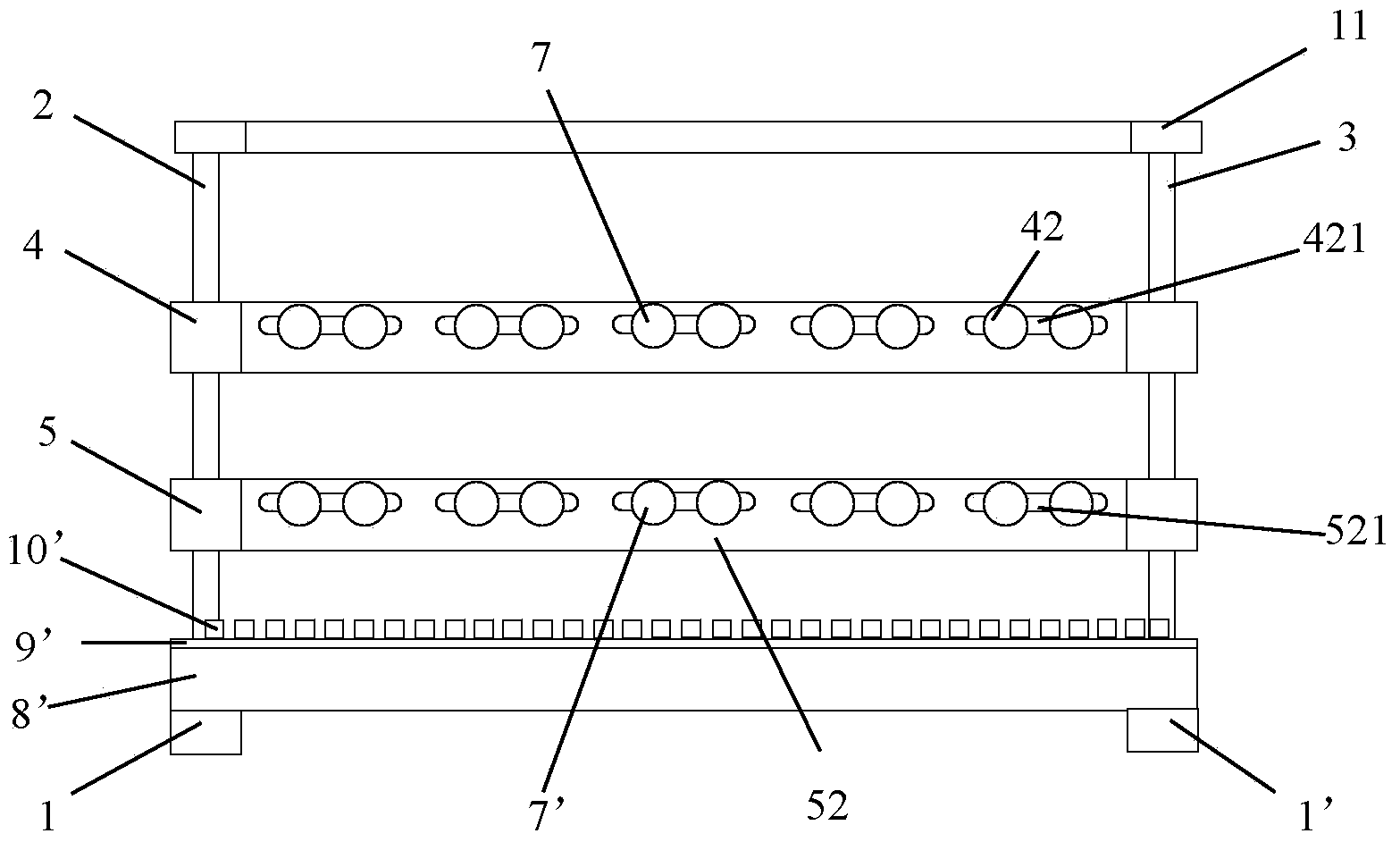 Cable connection device and method for circuit board ionic migration test