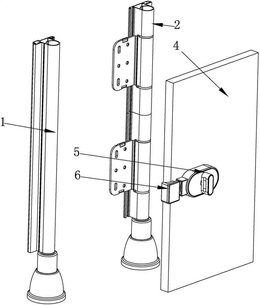 Public washroom partition system