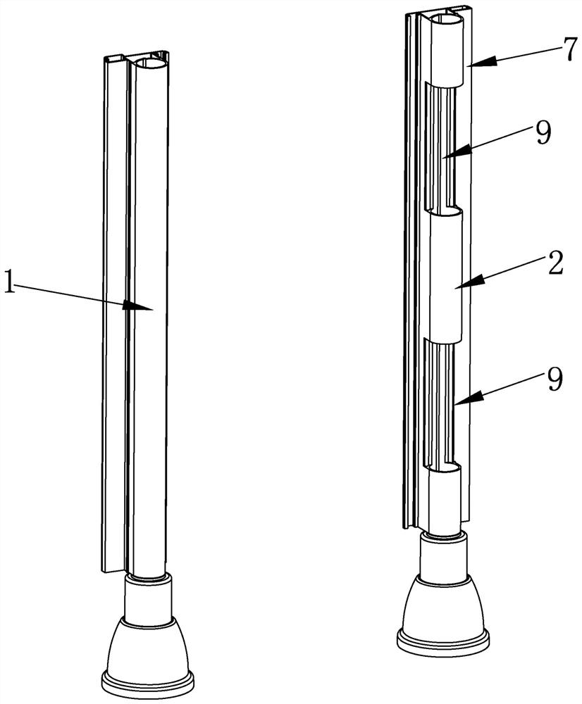 Public washroom partition system