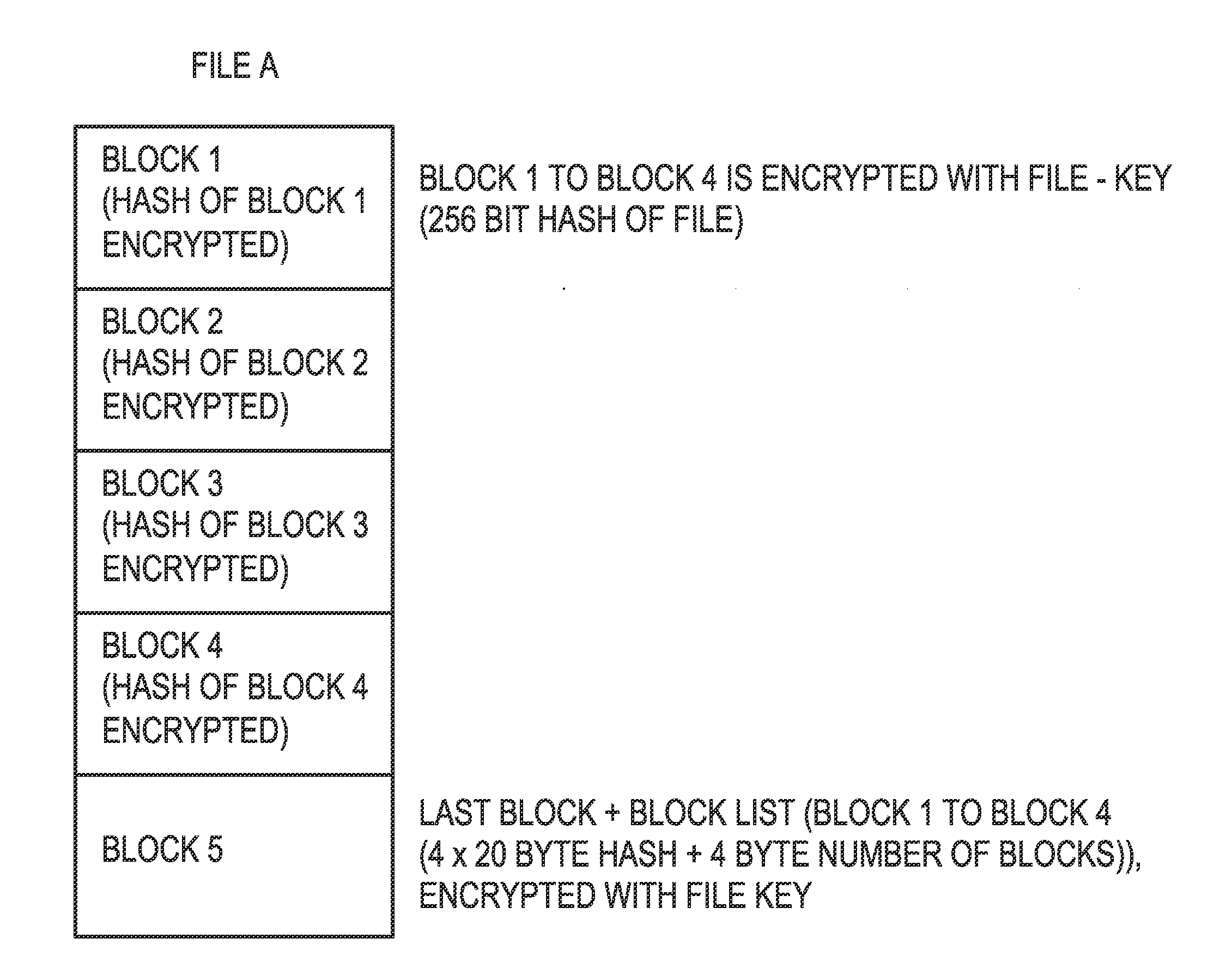 Process for Storing Data on a Central Server