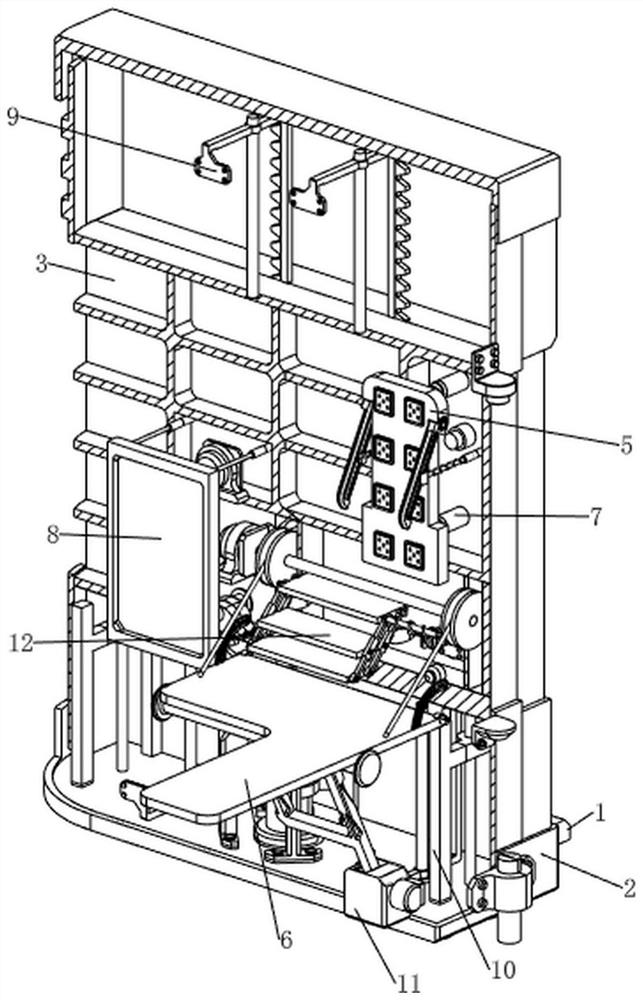 Table body file cabinet capable of providing waterproof socket