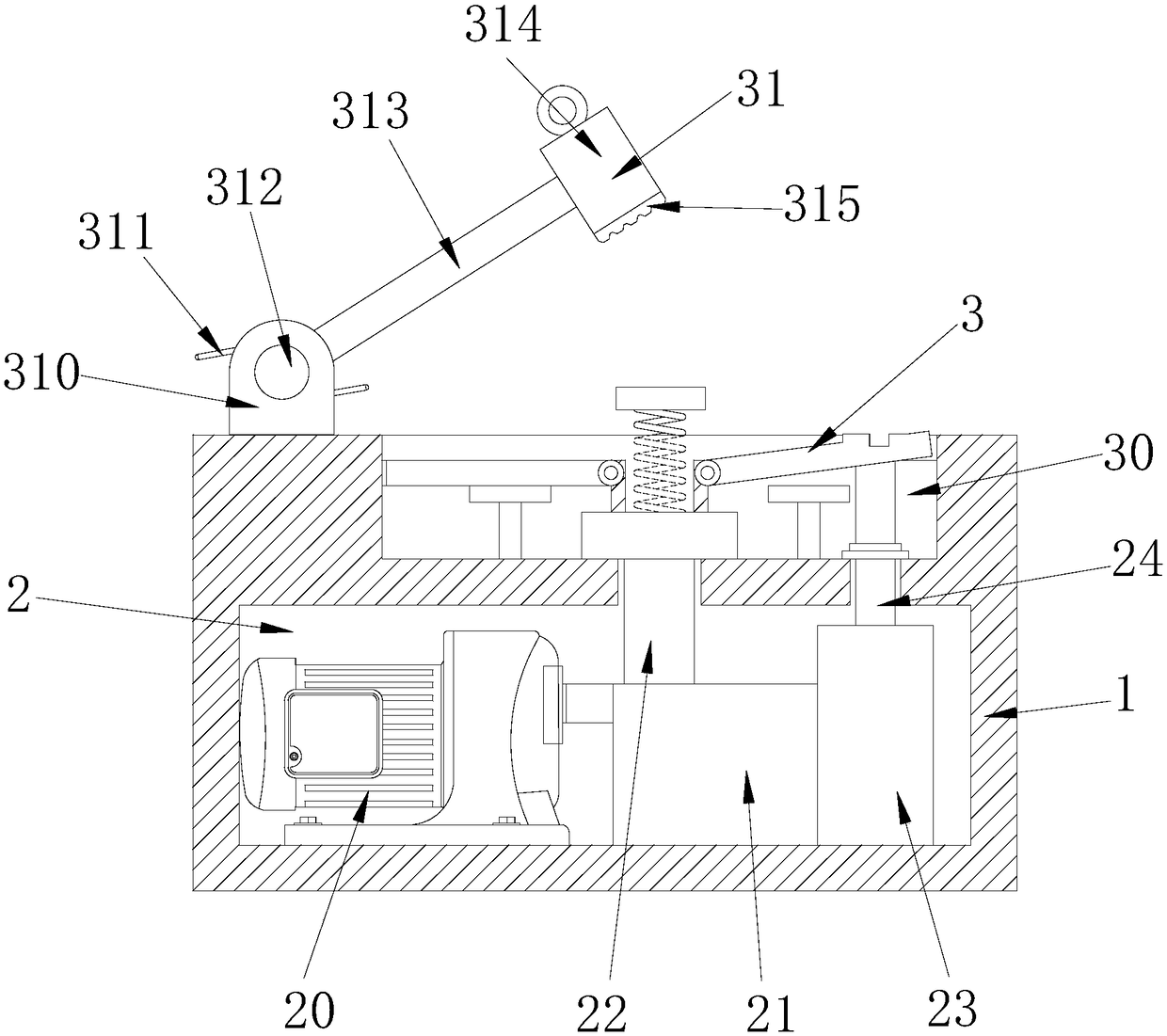 Round leatherware intermittent punching and cutting positioning device