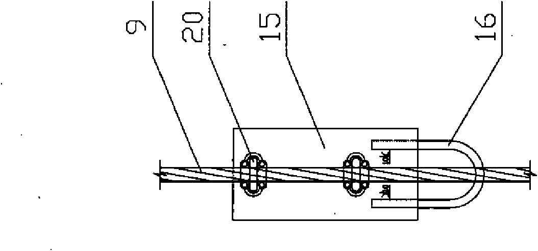 Large-tonnage jack tension construction technology for non-bonded prestressed silo