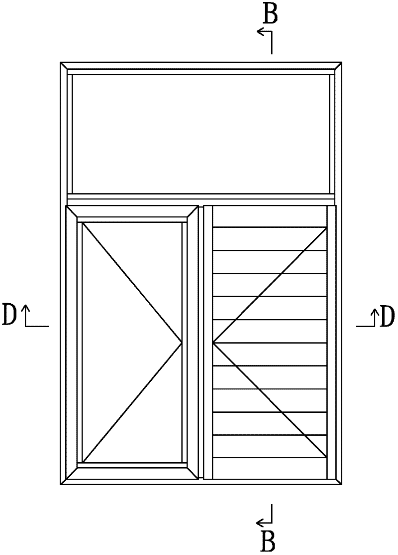 Electric louver structure