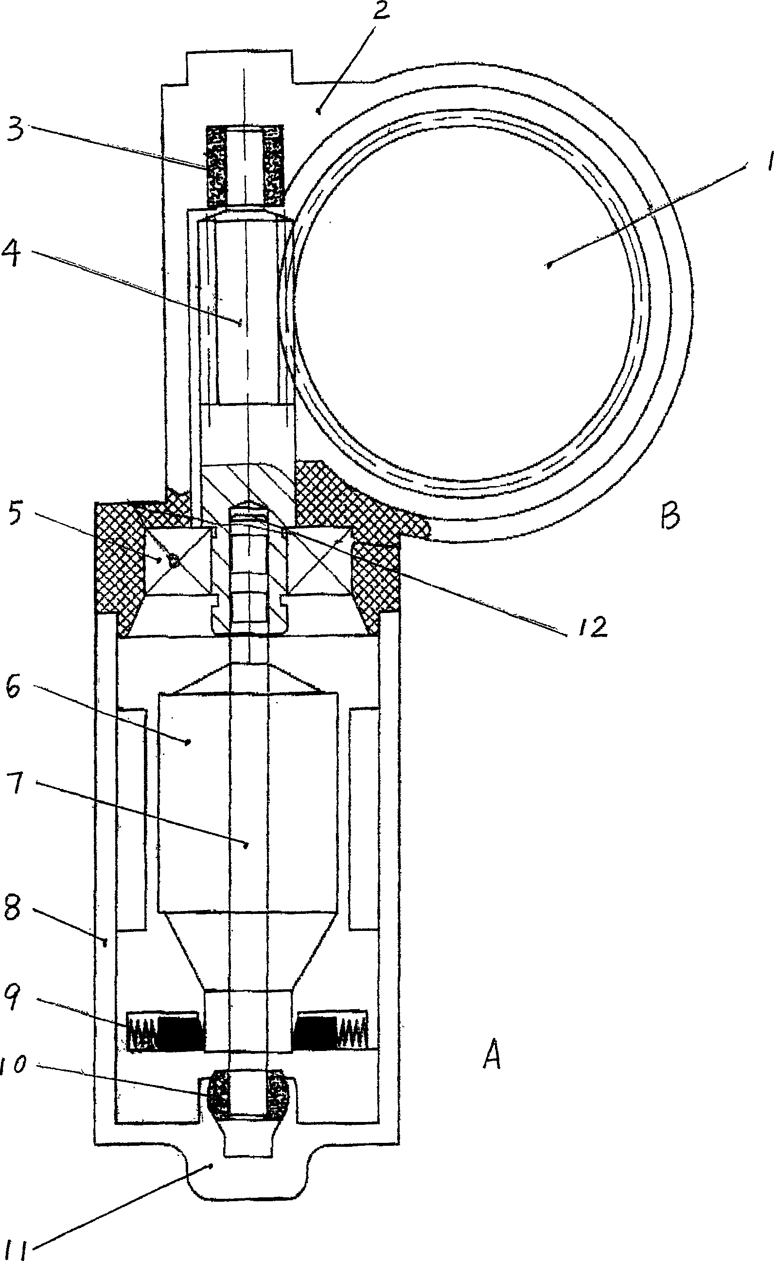 Motor with turbine and worm decelerator