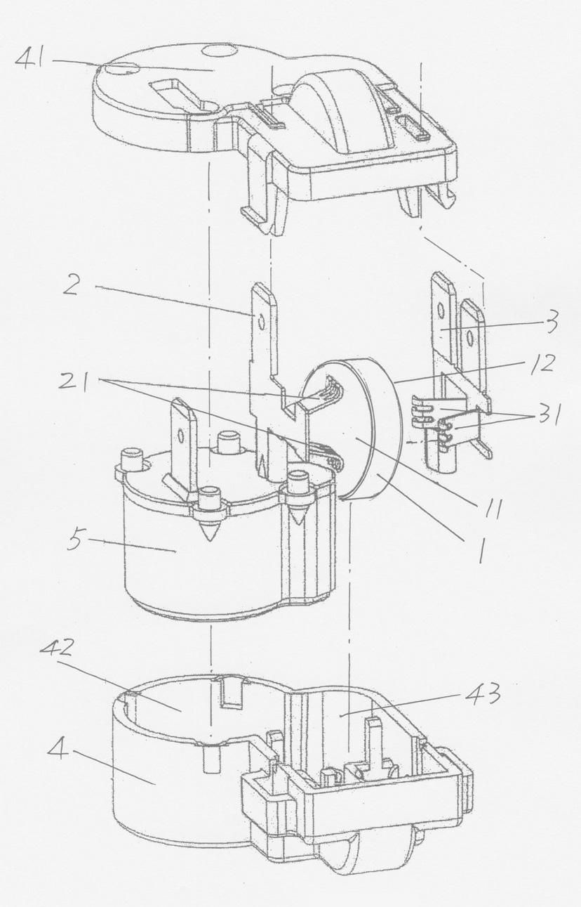 Electric appliance protector provided with positive temperature coefficient thermistor