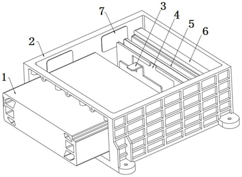 Insulation structure based on fuel cell