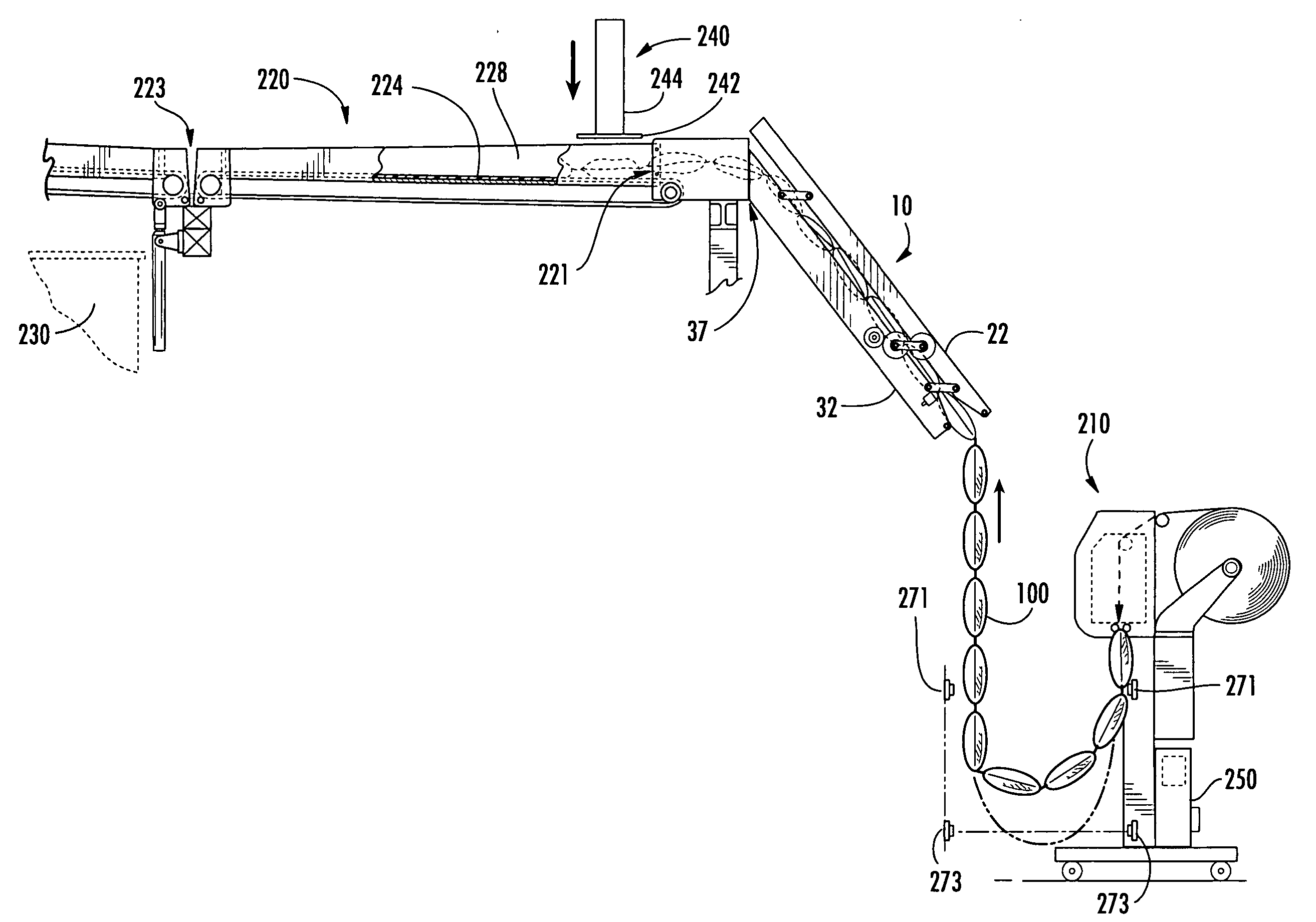 Apparatus and system for detecting under-filled cushions