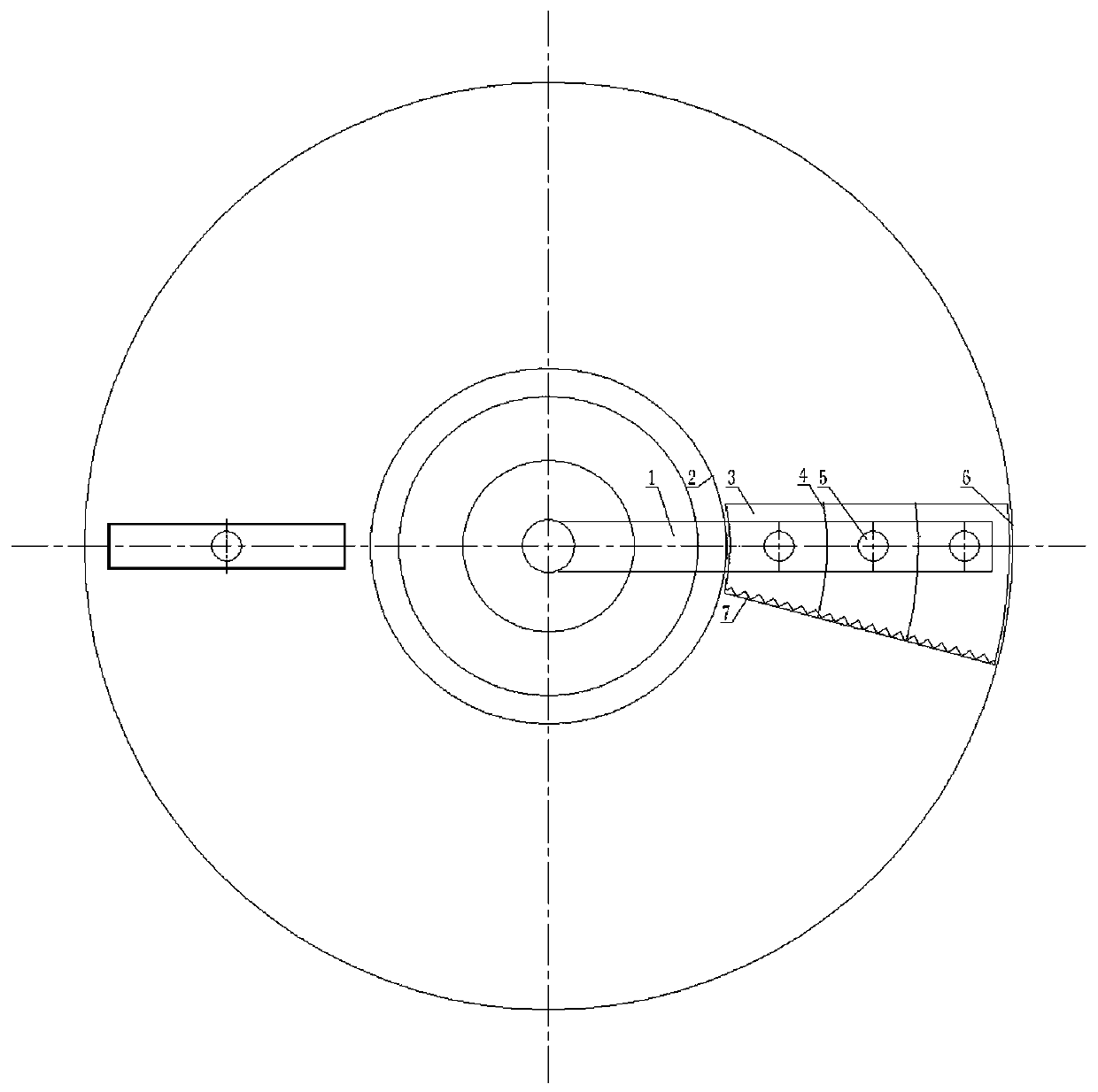 Method for evenly distributing water in shallow air flotation pool