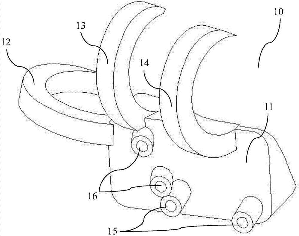 Auxiliary tool for inner side high tibial osteotomy