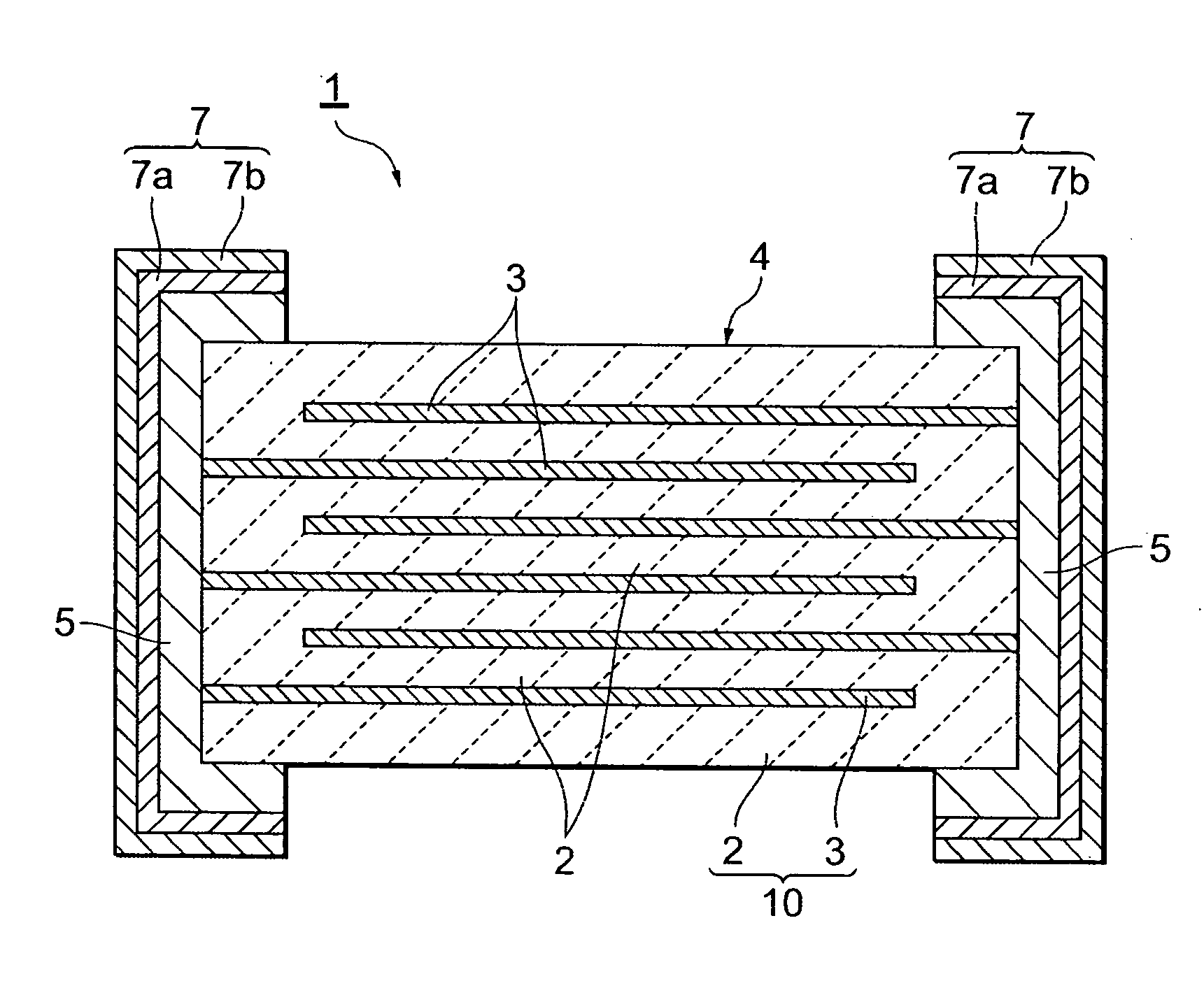 Stacked electronic part and method of manufacturing the same