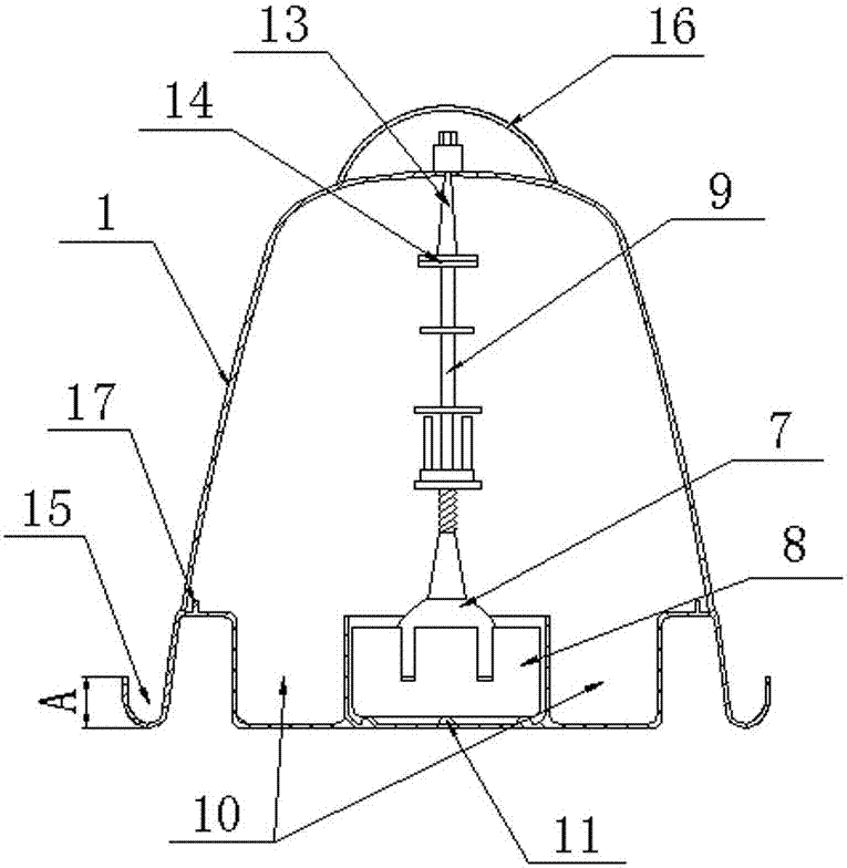 An automatic waterer for chickens