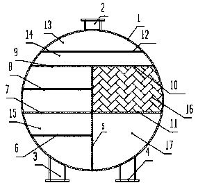 Horizontal tank body LNG recondenser